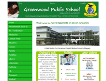 Tablet Screenshot of greenwoodsitarganj.com